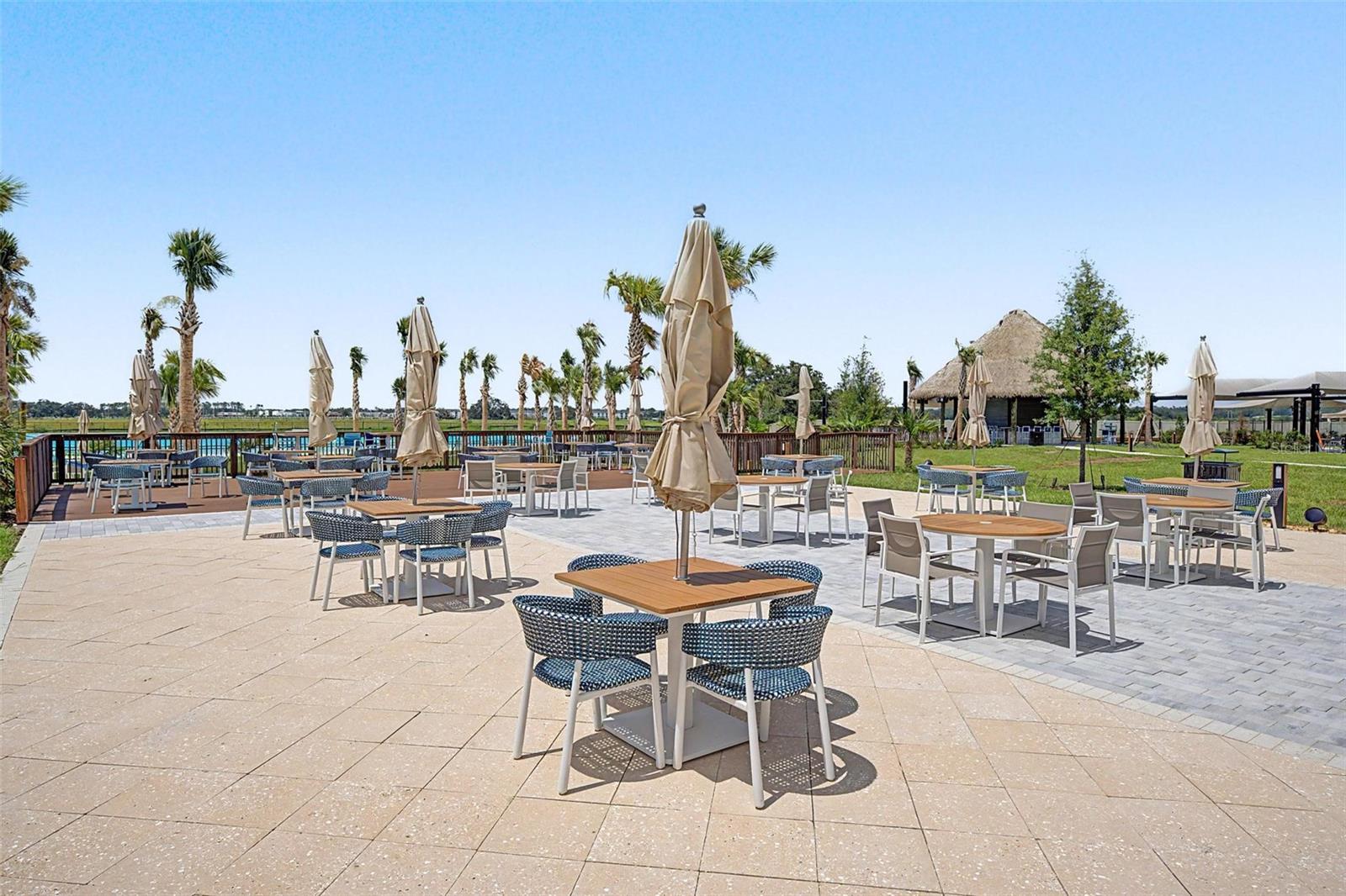 Patio dining