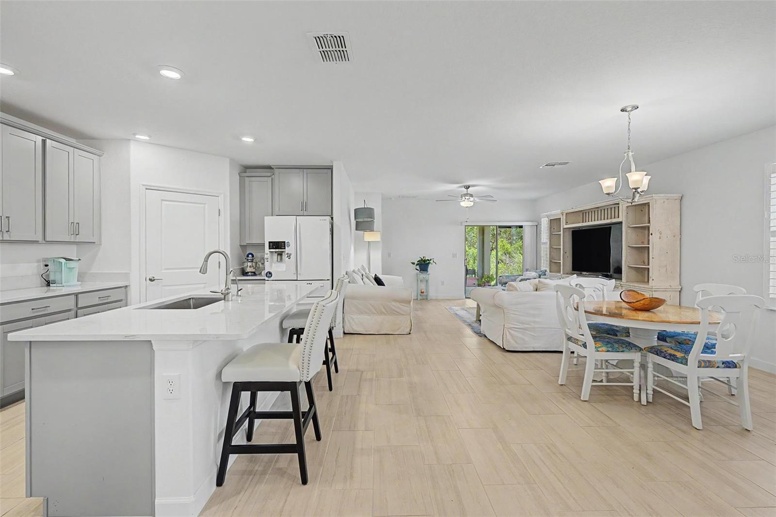 Open to Family Room