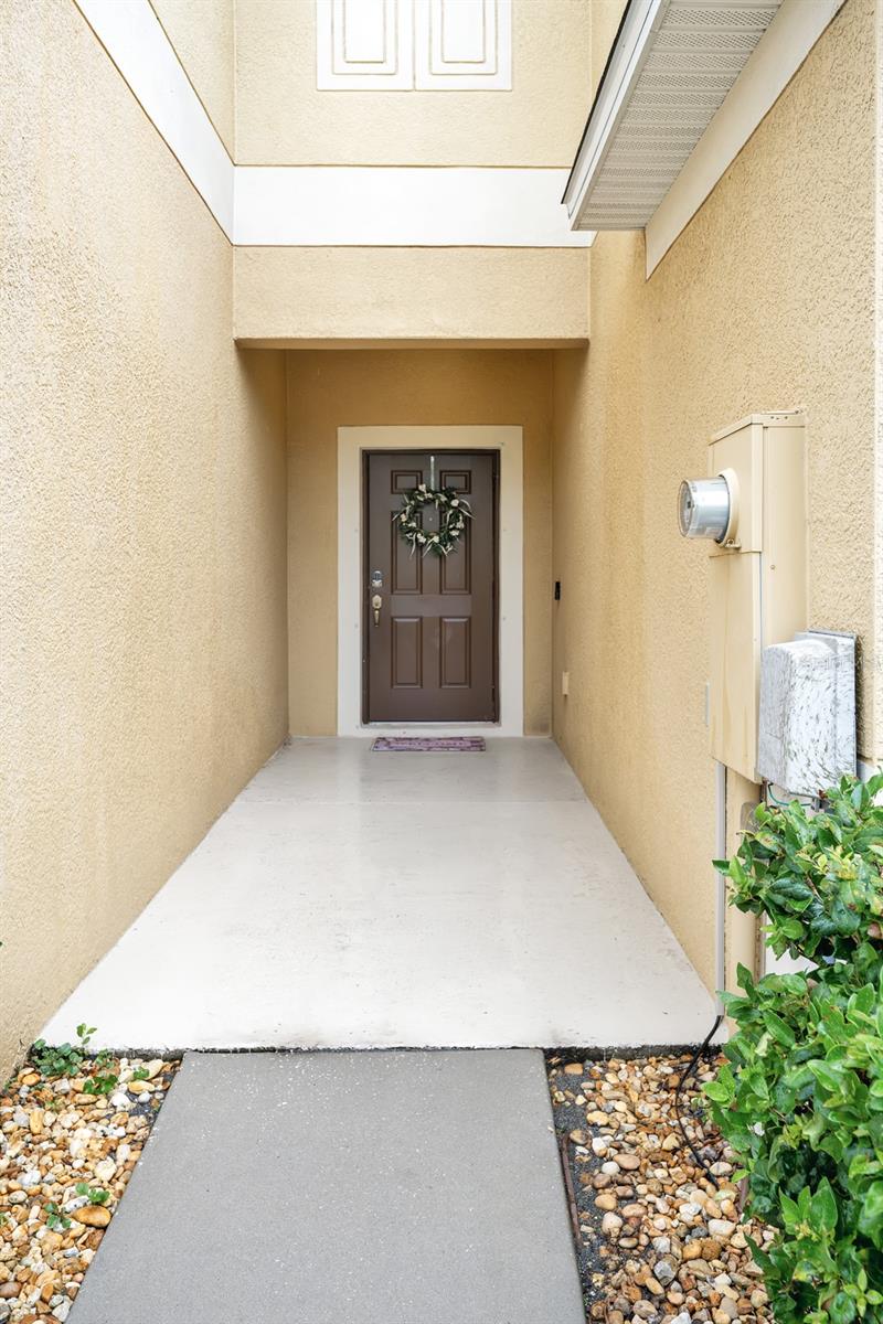 Front entrance