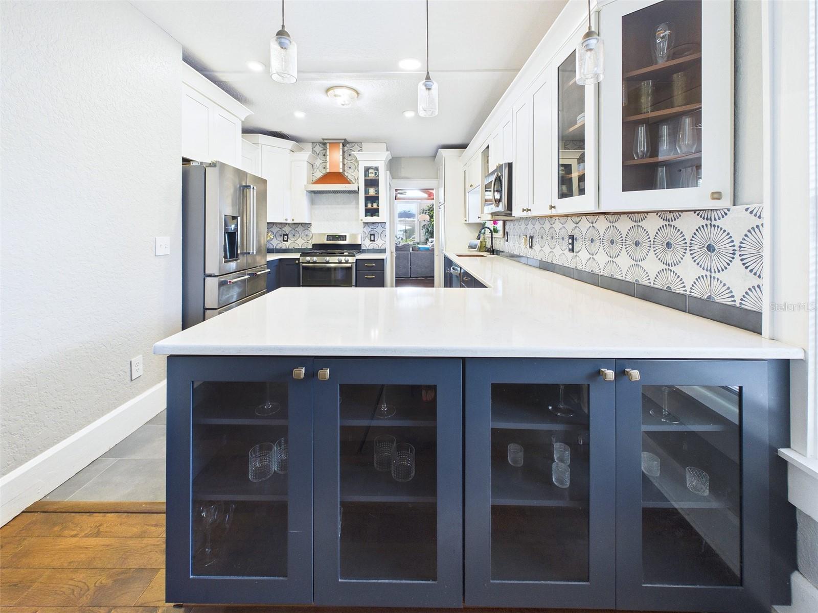 Plenty of kitchen storage and counter space