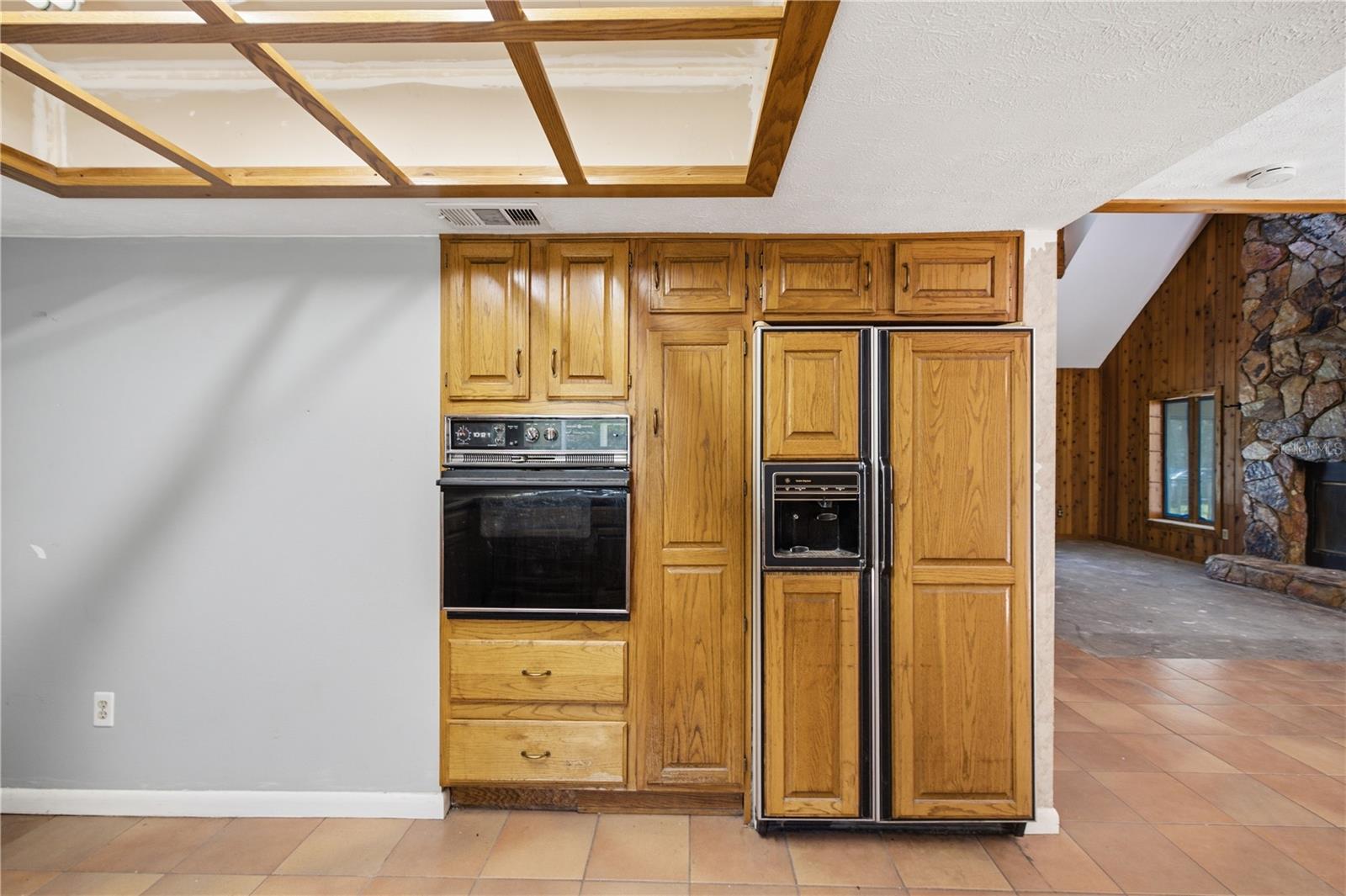 Wood paneling appliances