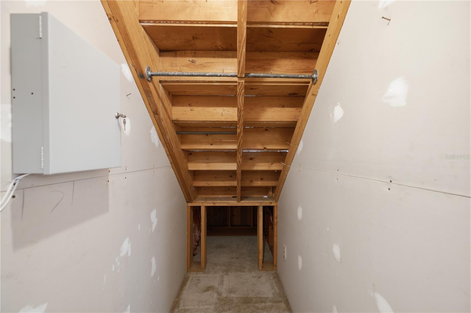 Under stairs storage