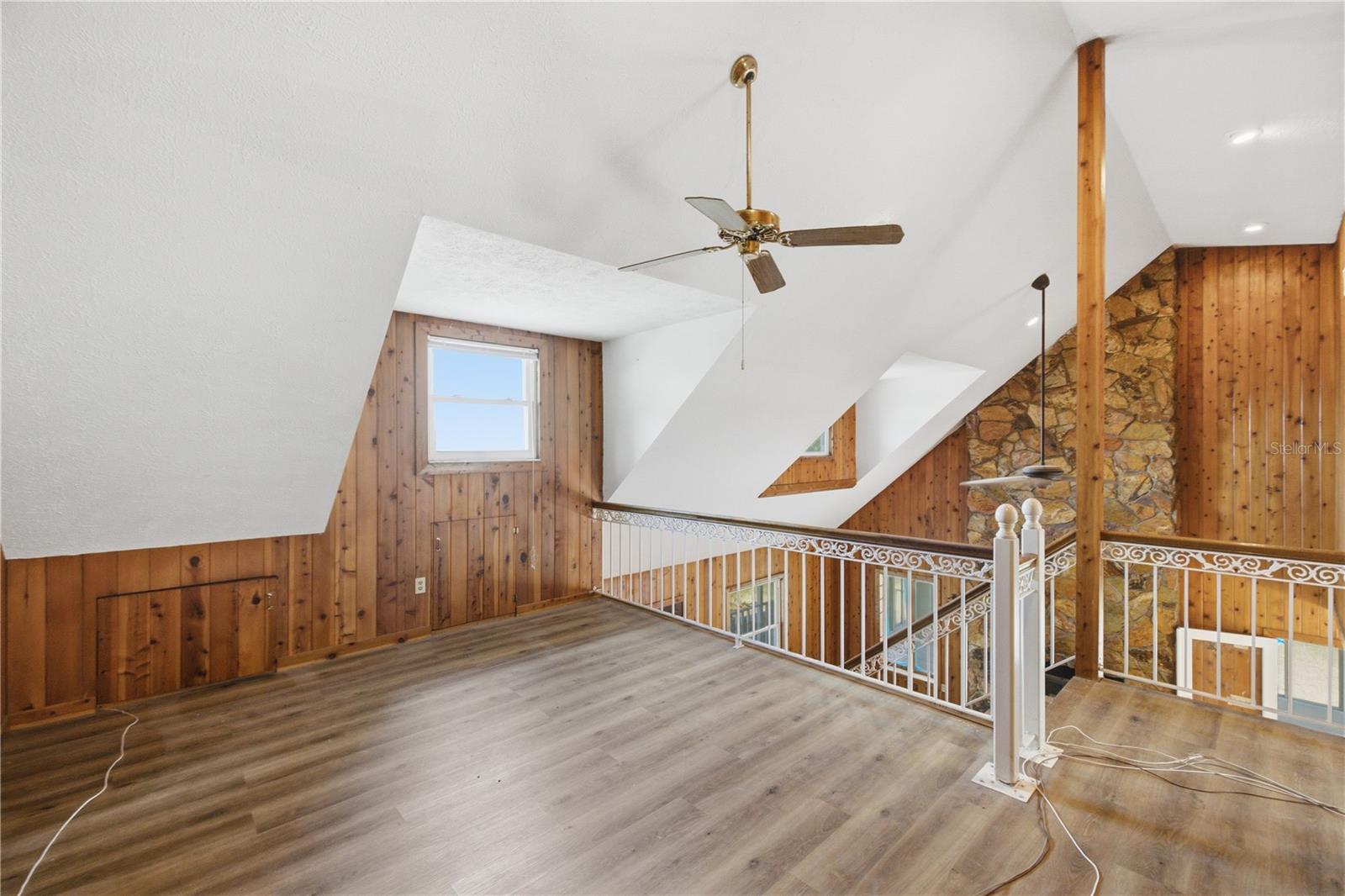 Loft space on second-story