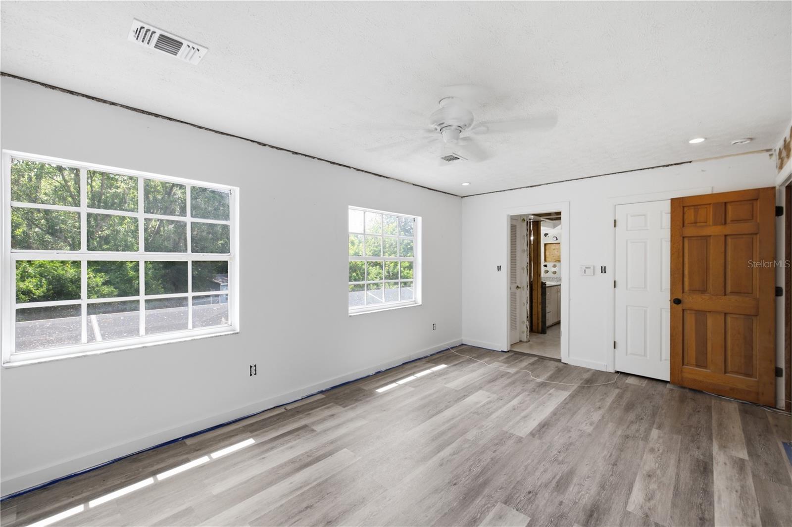 Master bedroom on second level