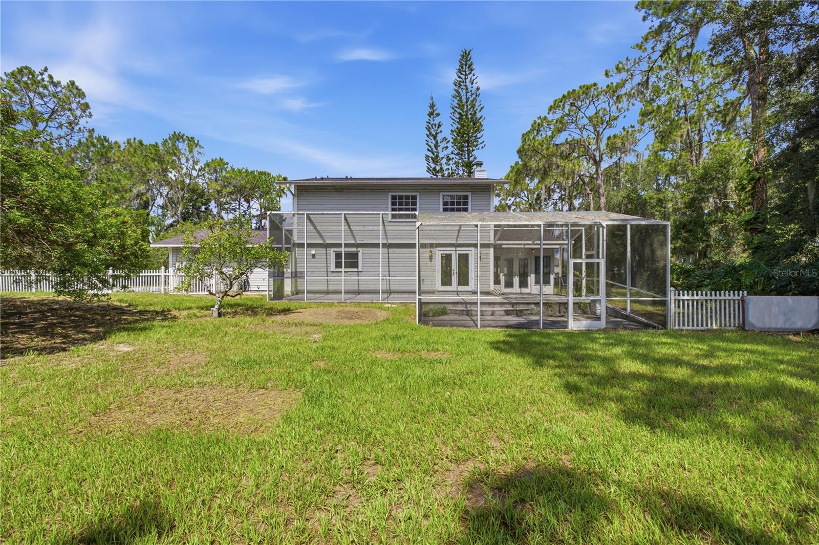 Exterior rear view of property
