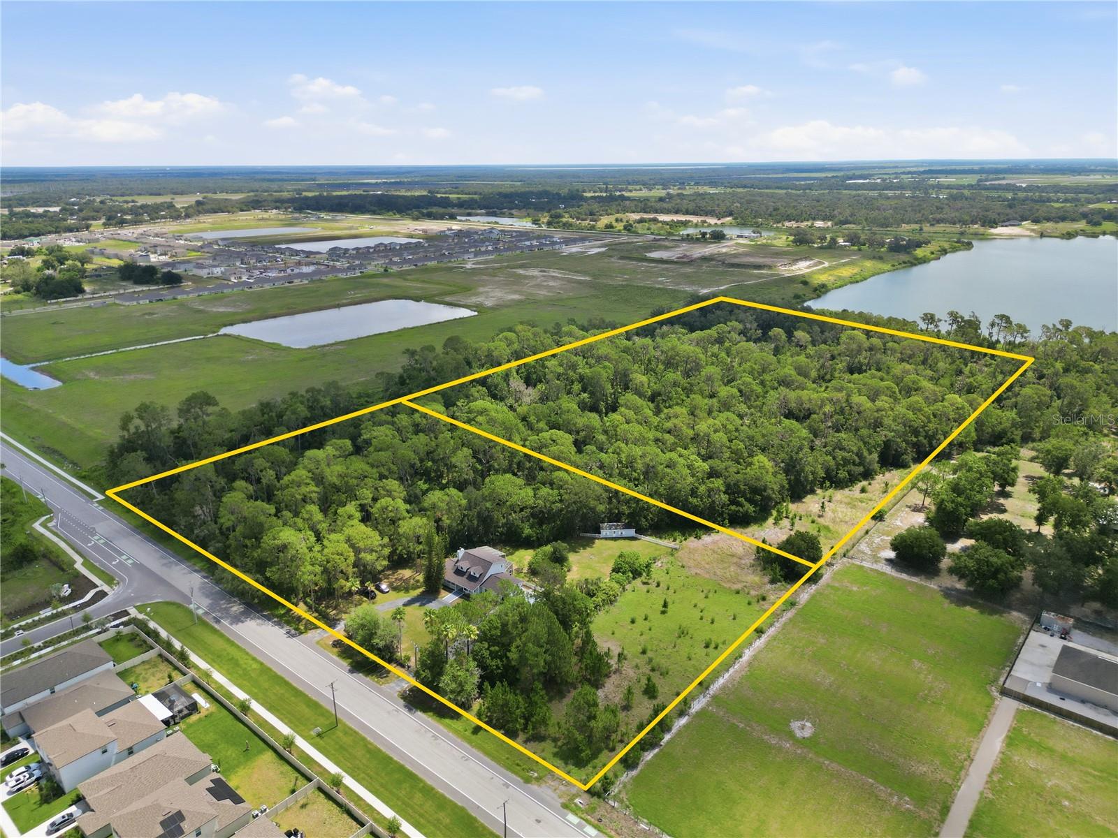Approx. boundary lines of both parcels, 20.08 acres in total