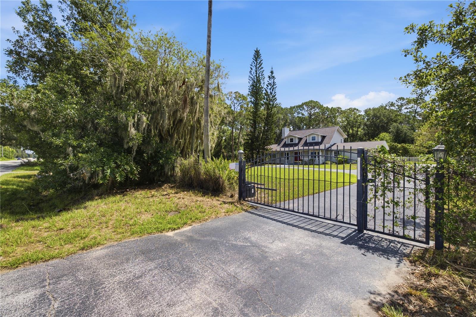 Front gated entrance
