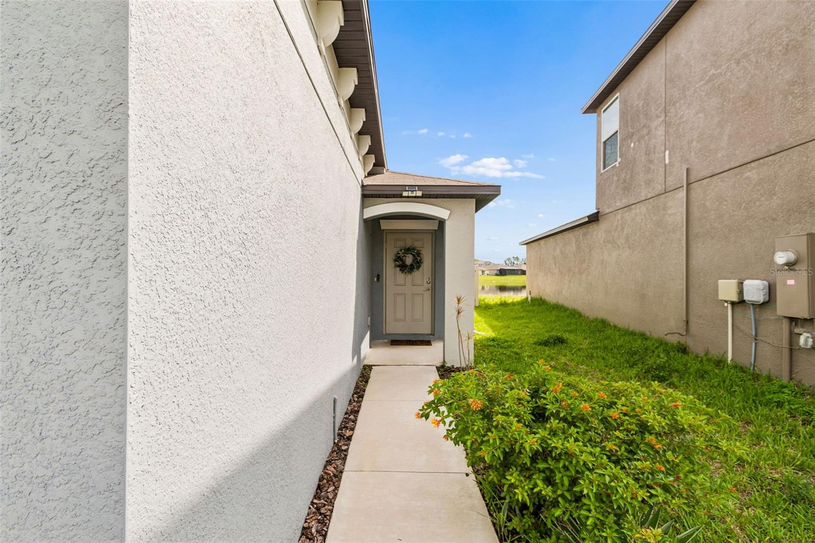 entrance to house