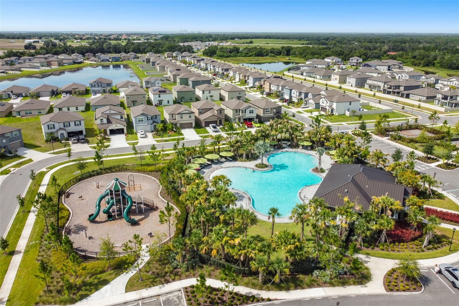 pool and playground