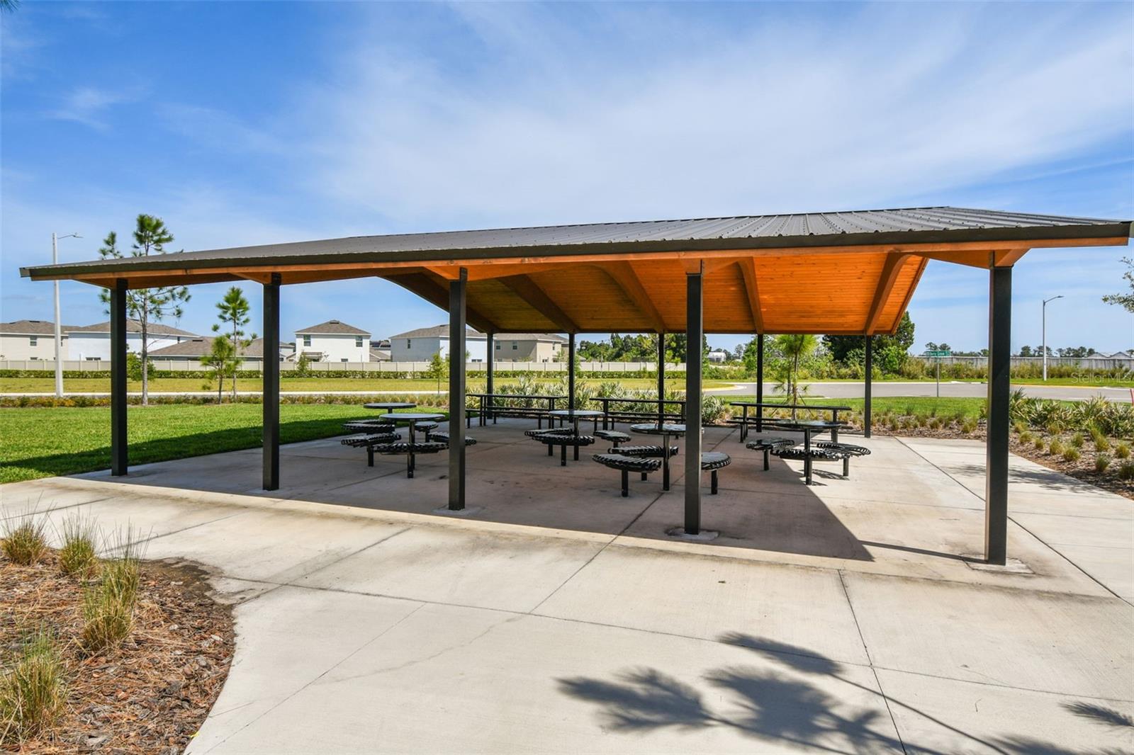 outside community patio