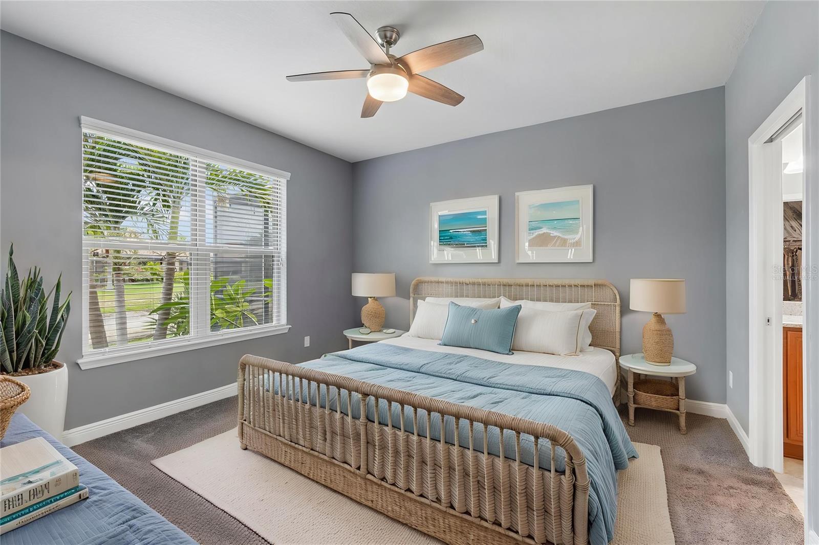 PRIMARY BEDROOM VIRTUALLY STAGED
