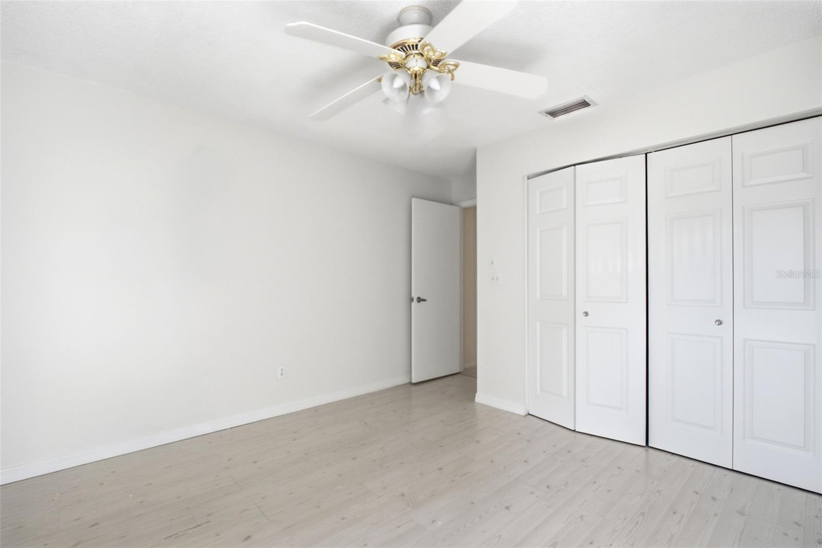 Spacious built-in closet space for storage~