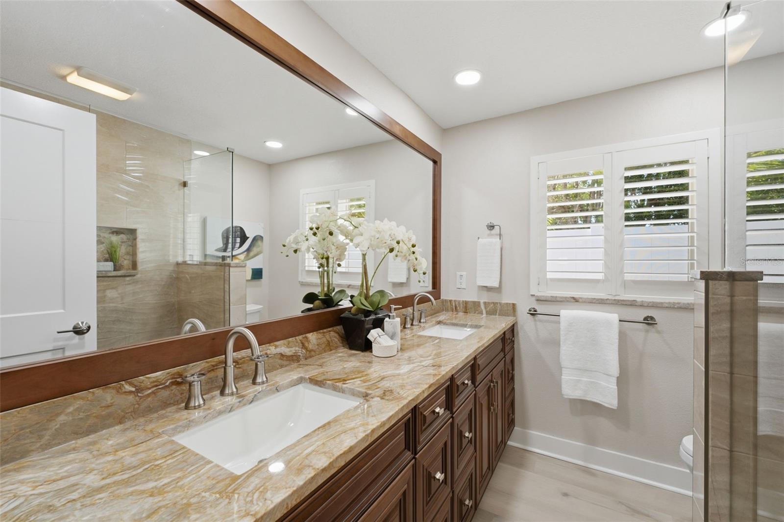 2nd Bathroom with Quartz countertops