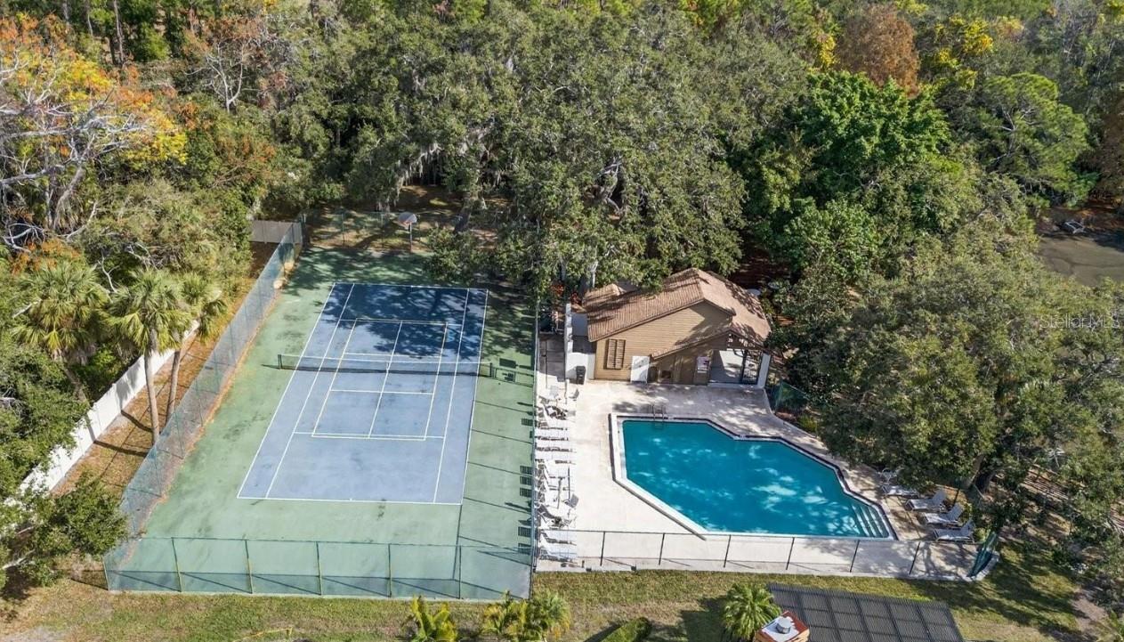 Community Pool and Tennis court.  The pool is being remodeled
