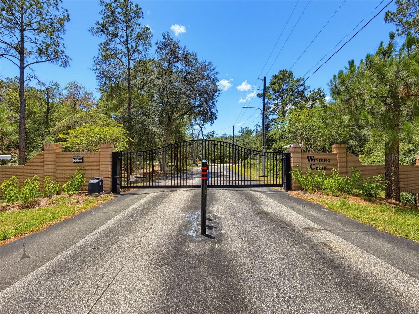 Entrance to Subdivision