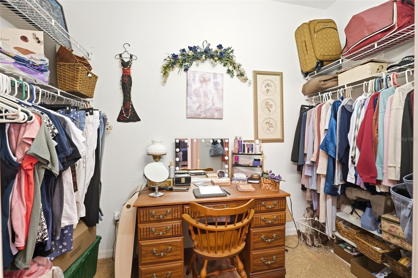 Primary closet!