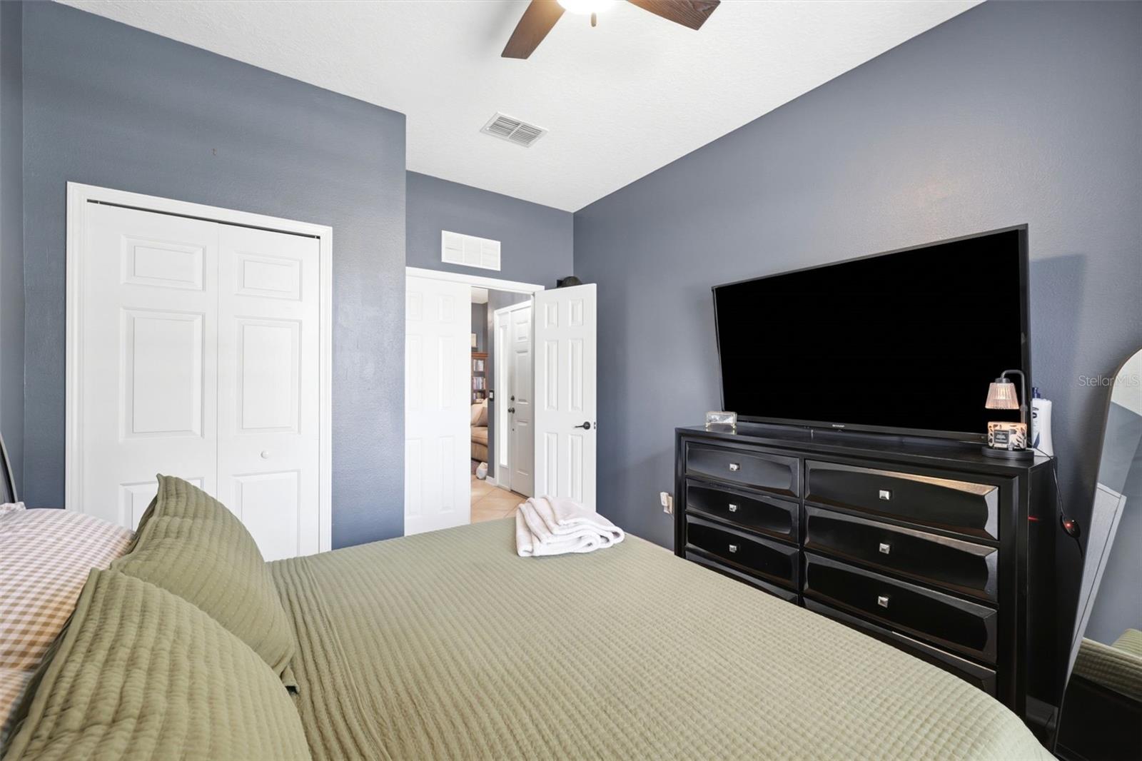 Fourth bedroom with double door entry!
