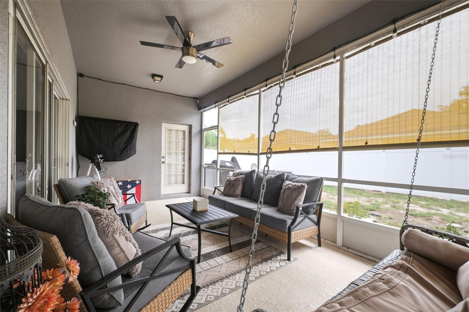 Oversized rear screened porch!