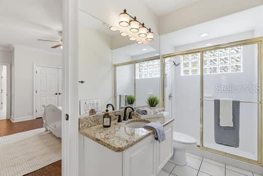 En suite bathroom