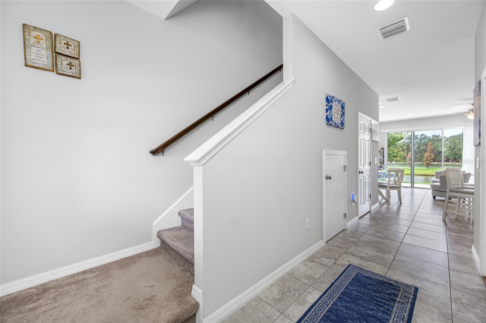 Stairway and foyer