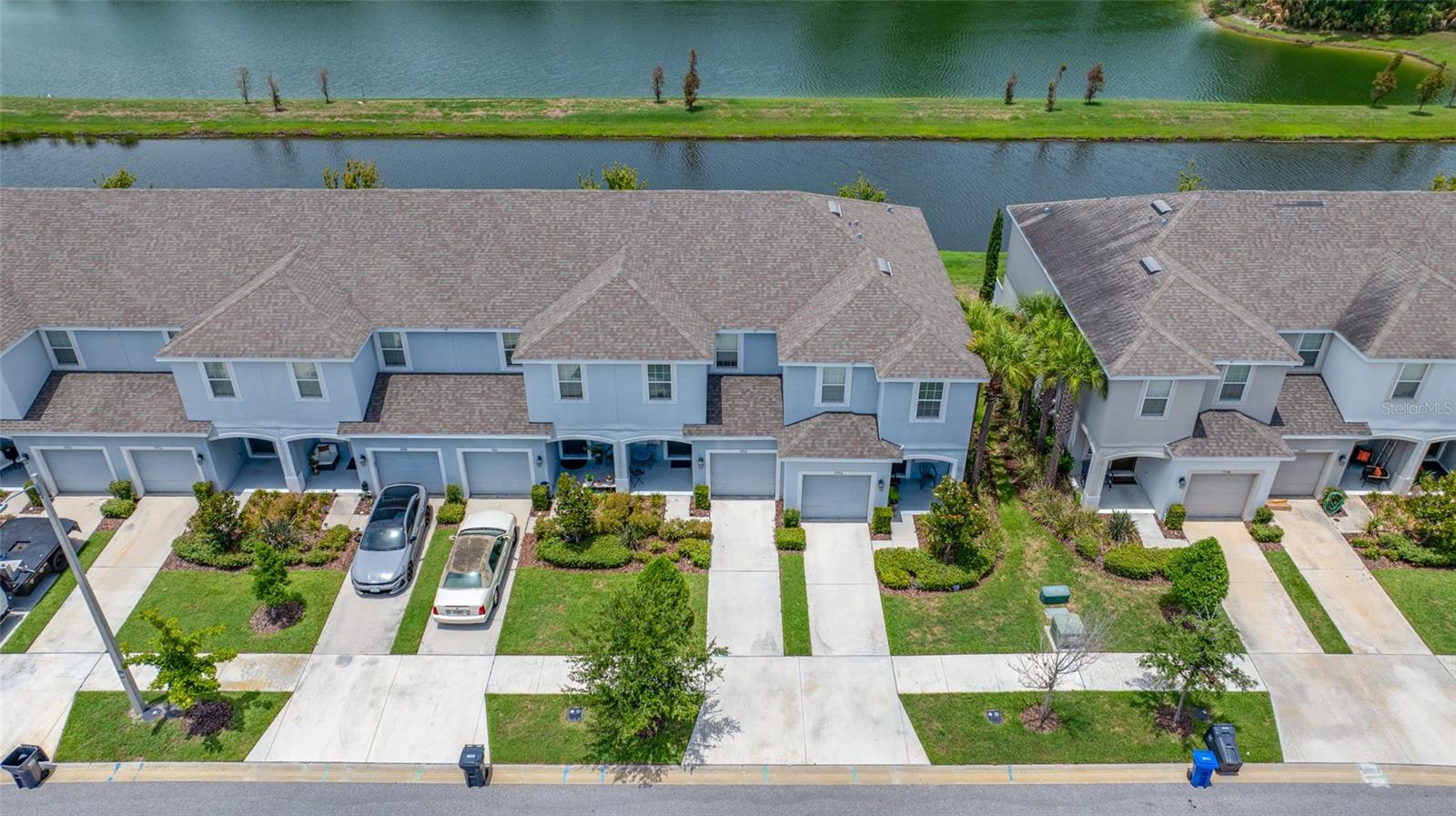 Aerial view of home
