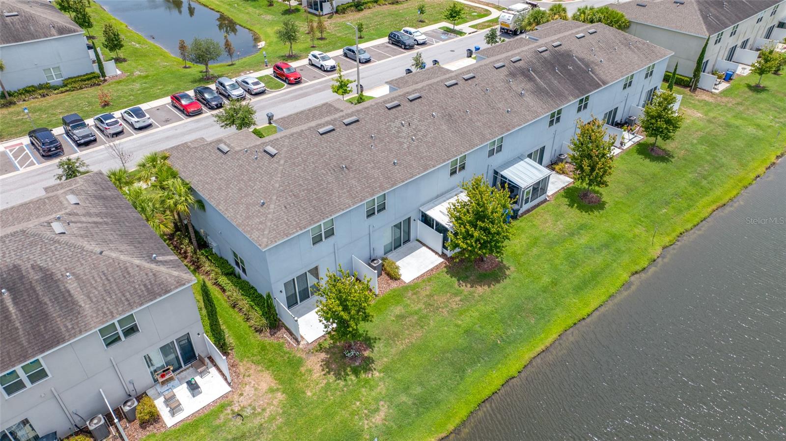 Rear aerial view