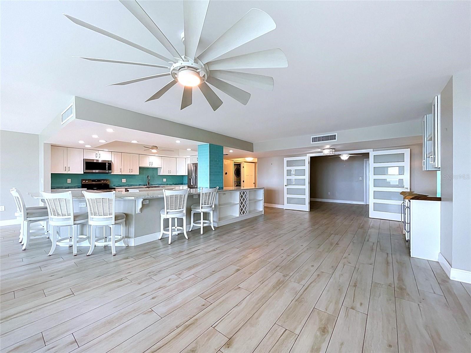 Spacious and open floor plan.