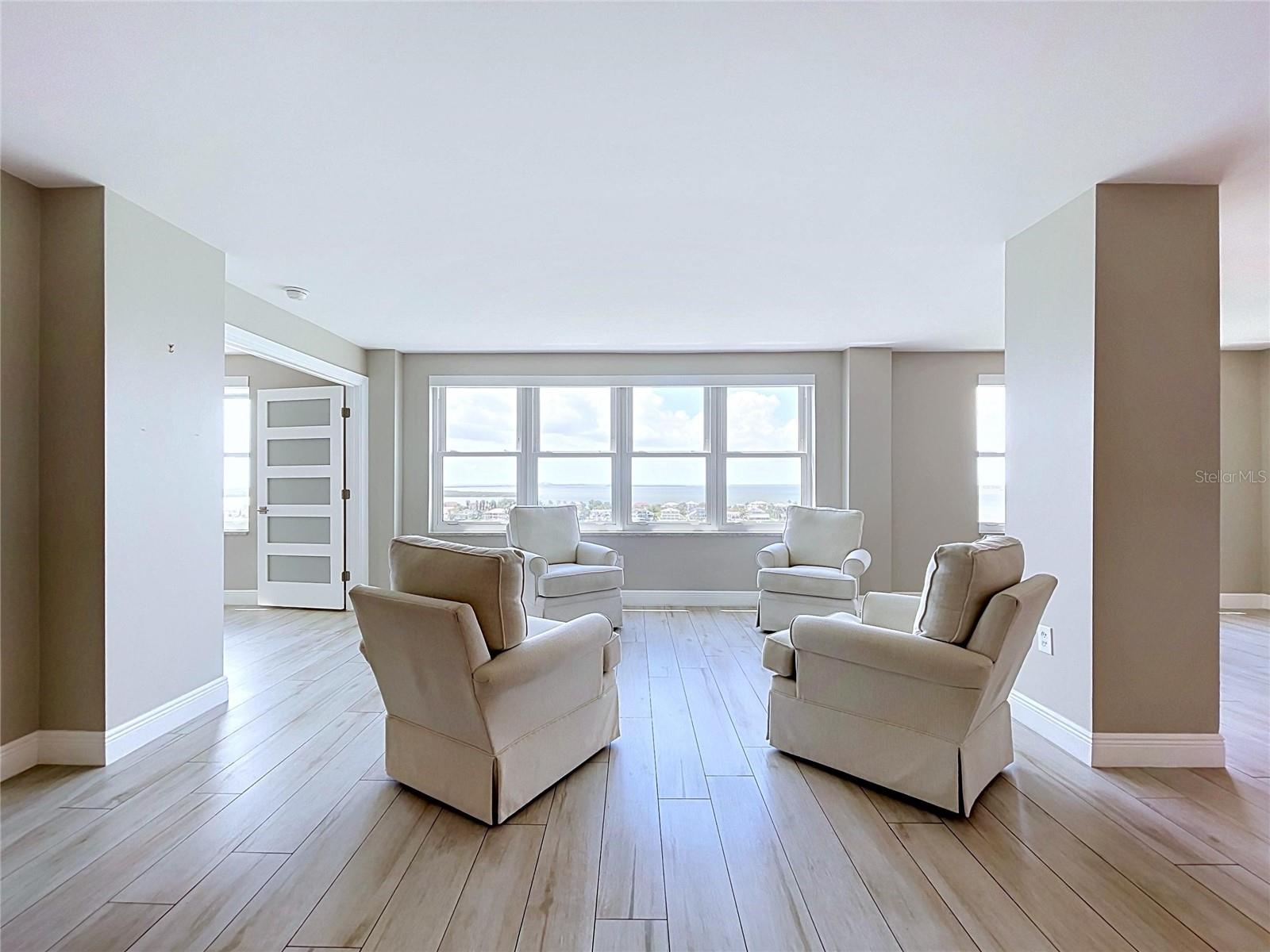 Amazing waterfront views of Tampa Bay and the intracoastal.