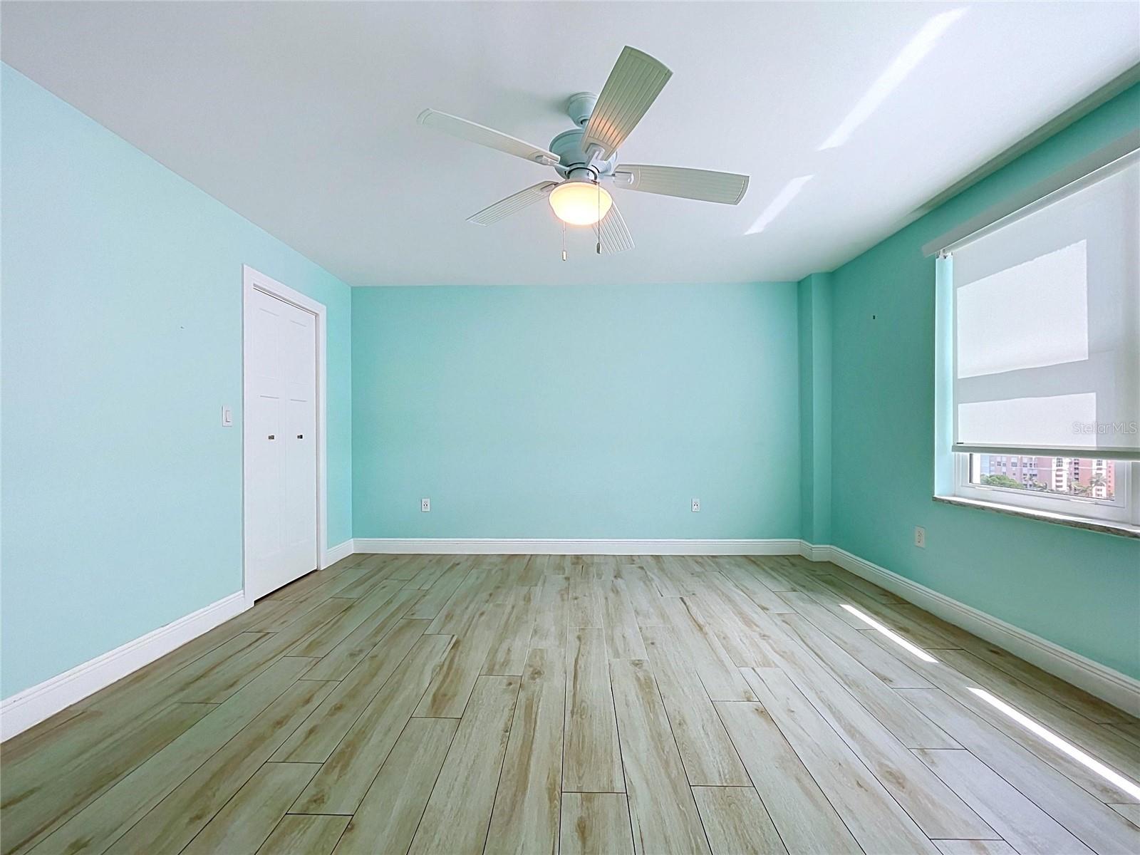 Spacious 2nd bedroom with it's own water views.