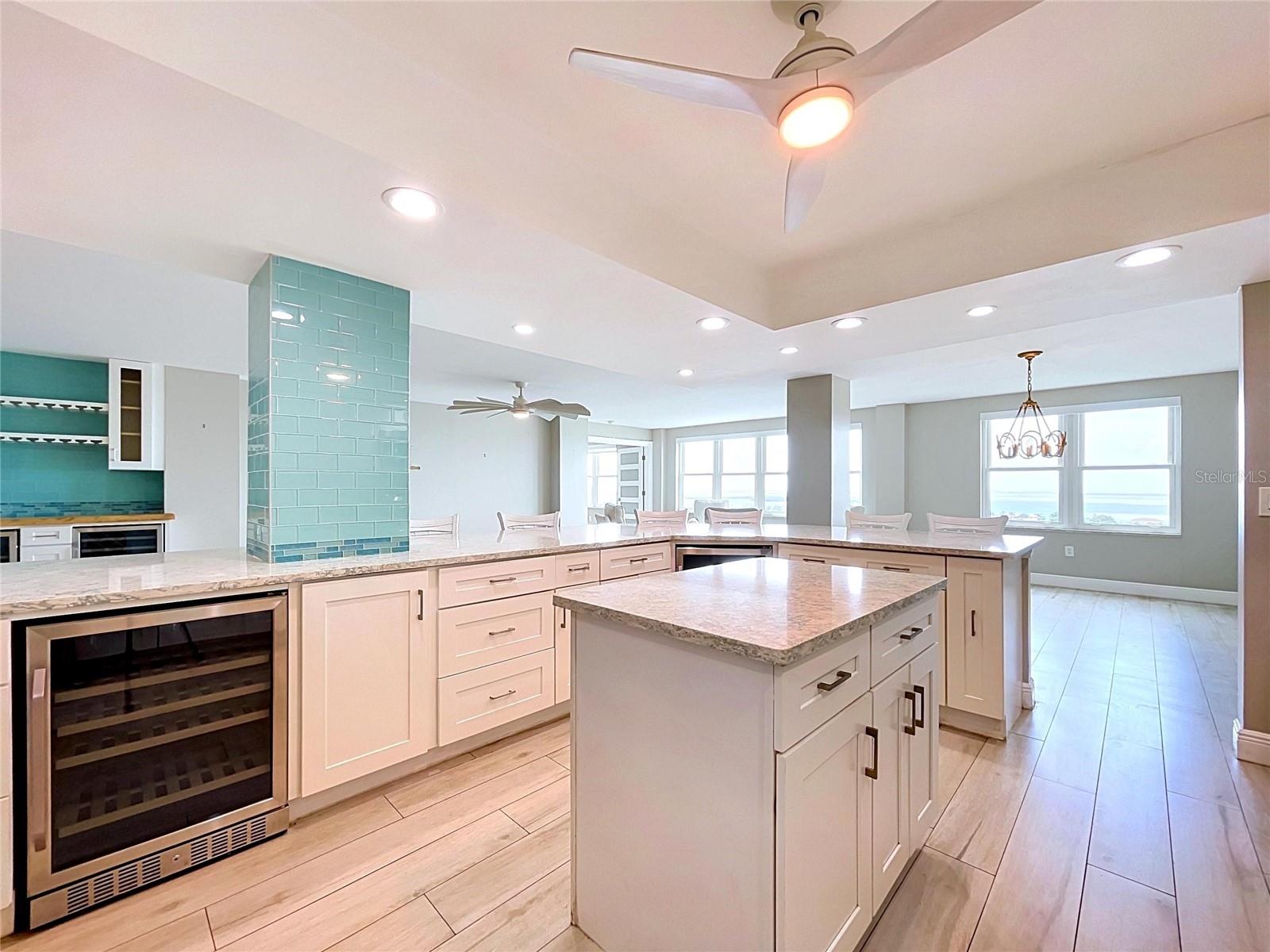 Entertain family and friends around your gourmet kitchen.