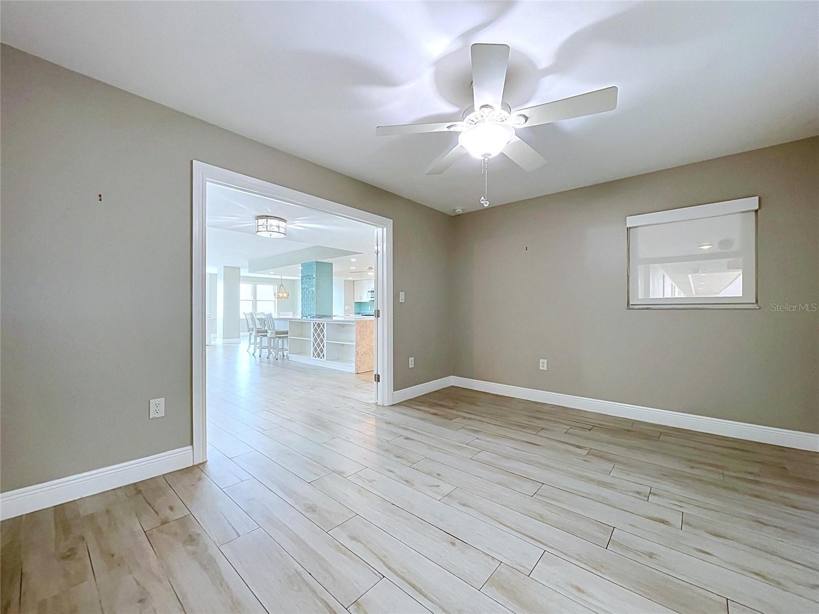 3rd bedroom that could be utilized as a home office or additional space for guest.