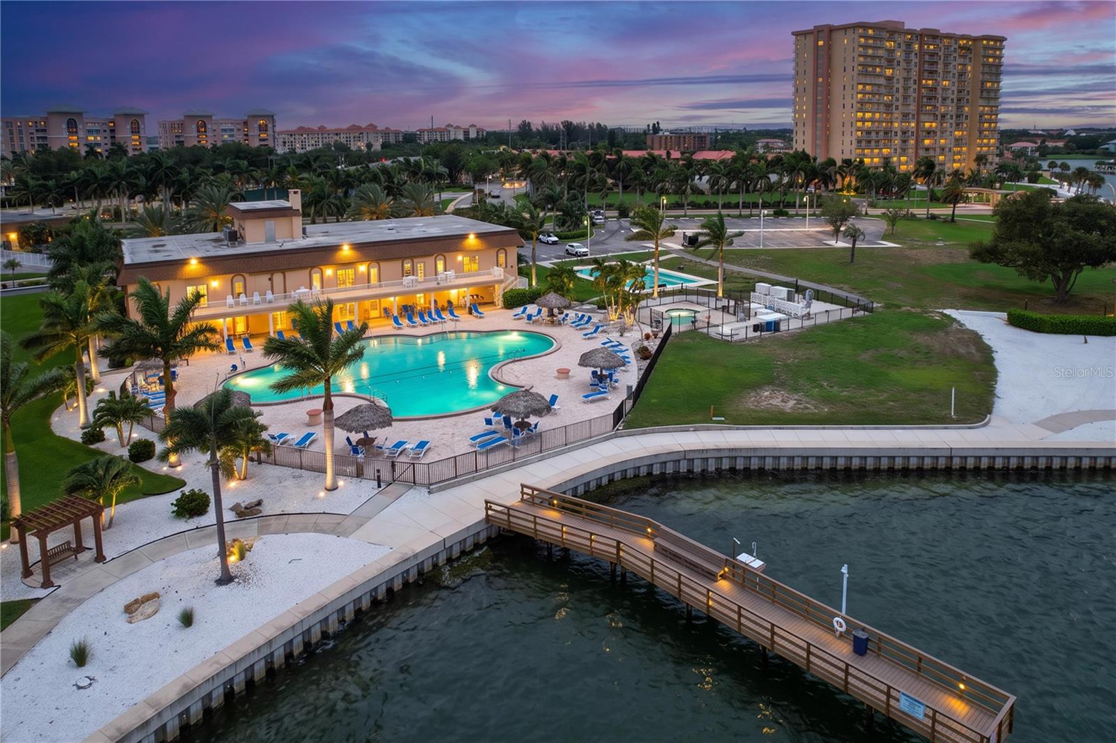 Enjoy days at the waterfront pool or on one of the community docks.  Park your boat or rent a slip.