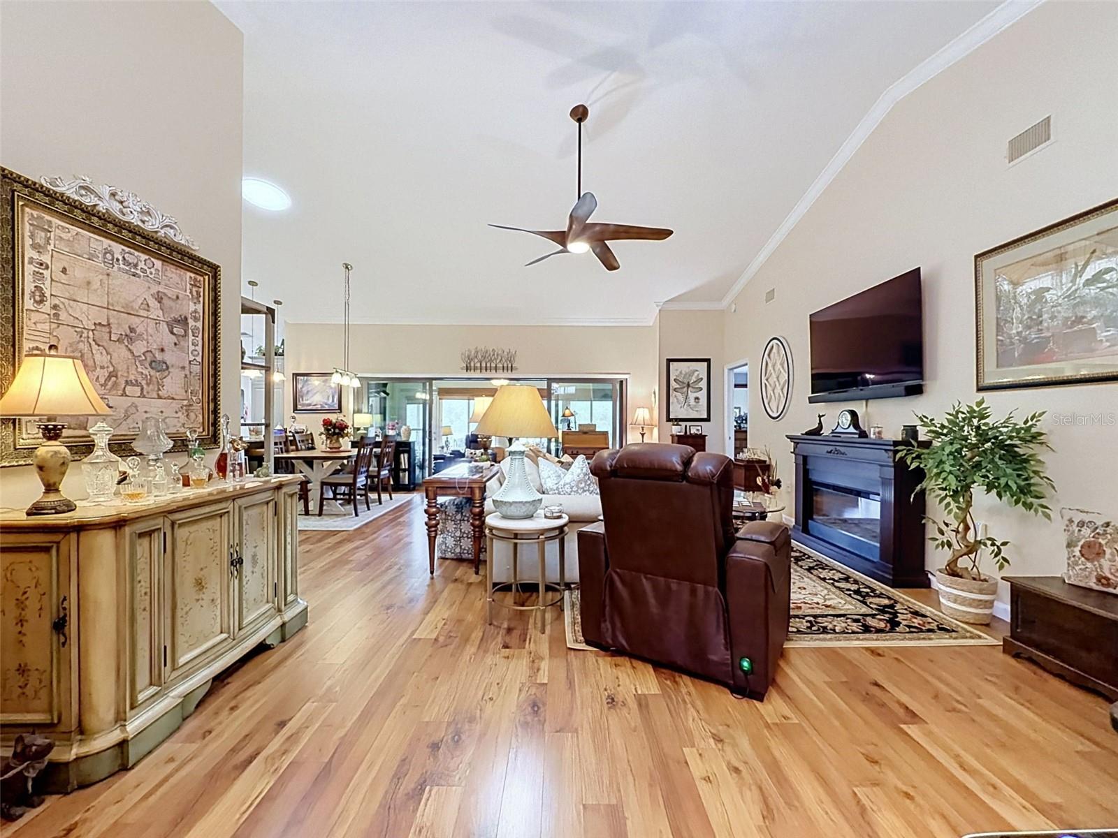 open main living area
