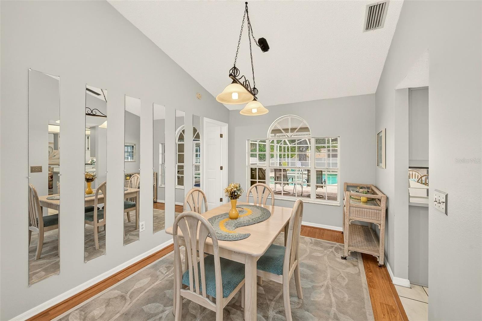 View of dining room