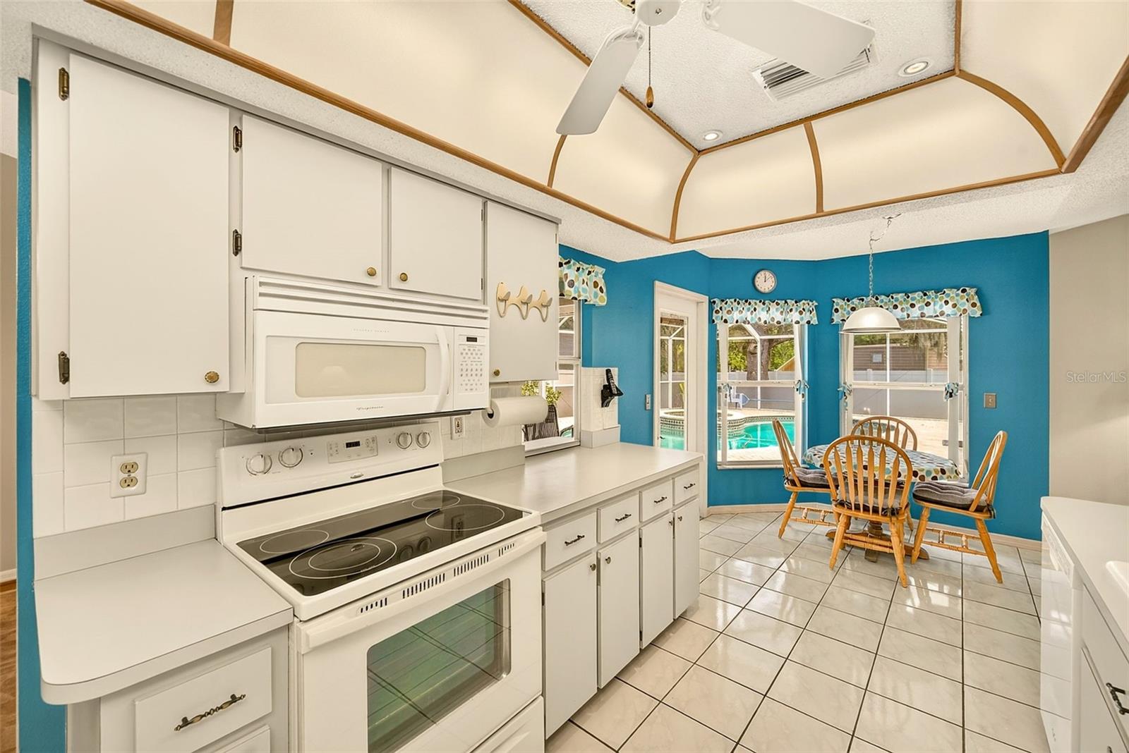 View of kitchen and breakfast nook