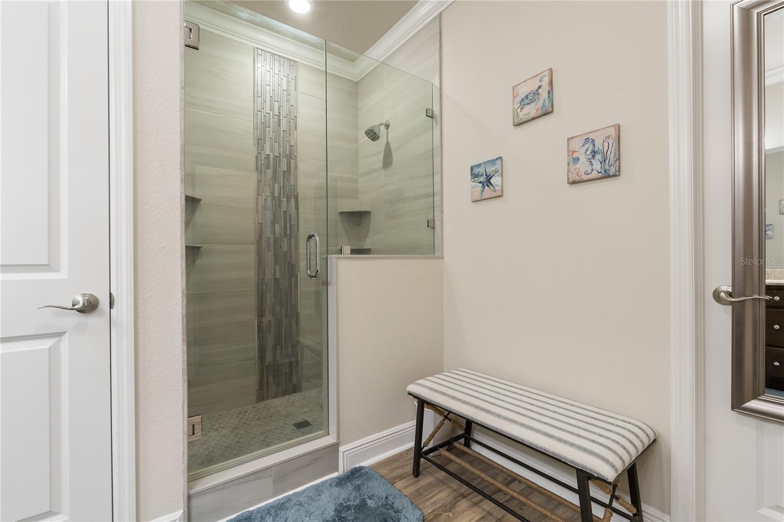 Primary Walk in Shower!