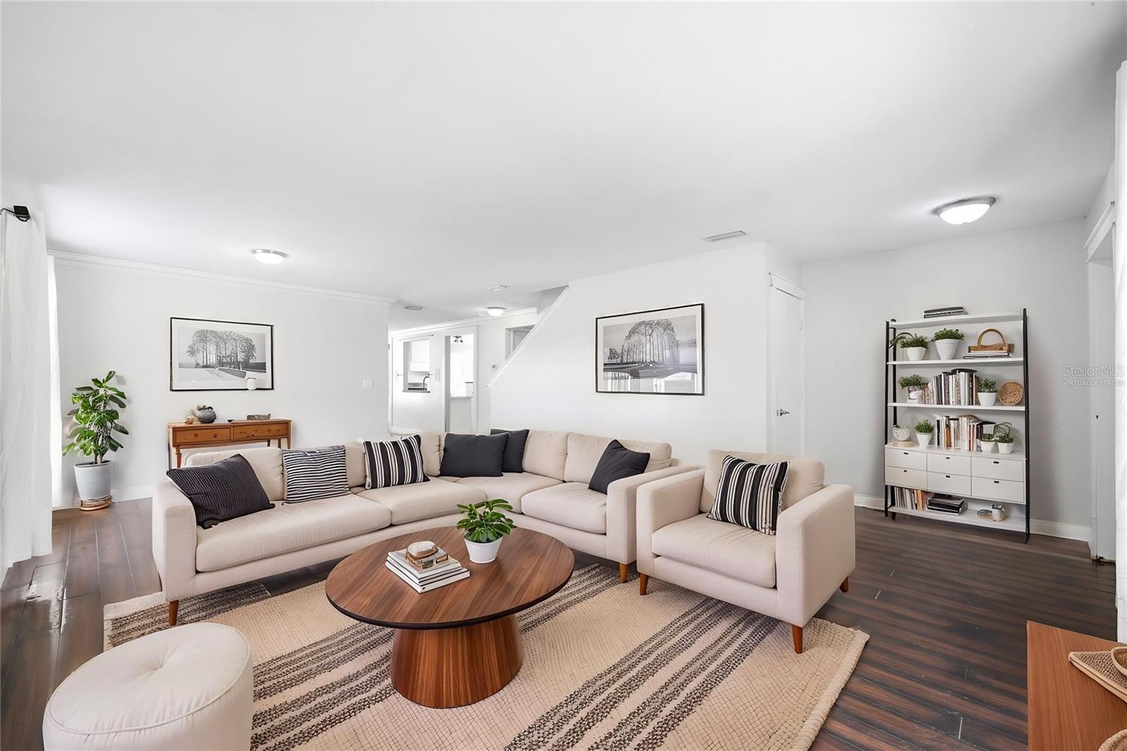 Virtually Staged - Formal Living Room