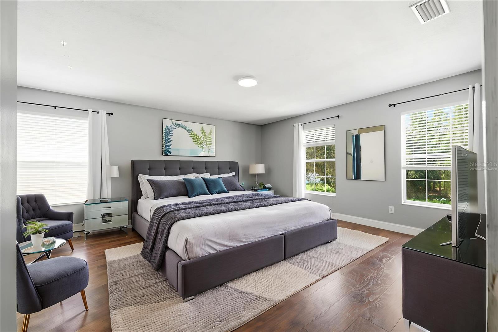 Virtually Staged - Primary Bedroom