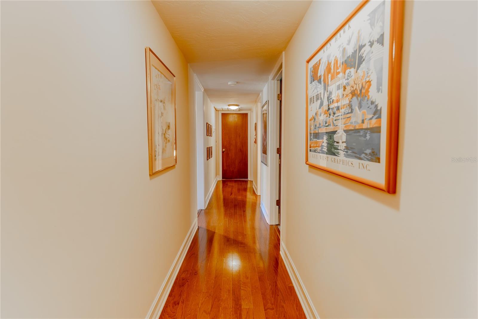 Hallway towards Laundry Room