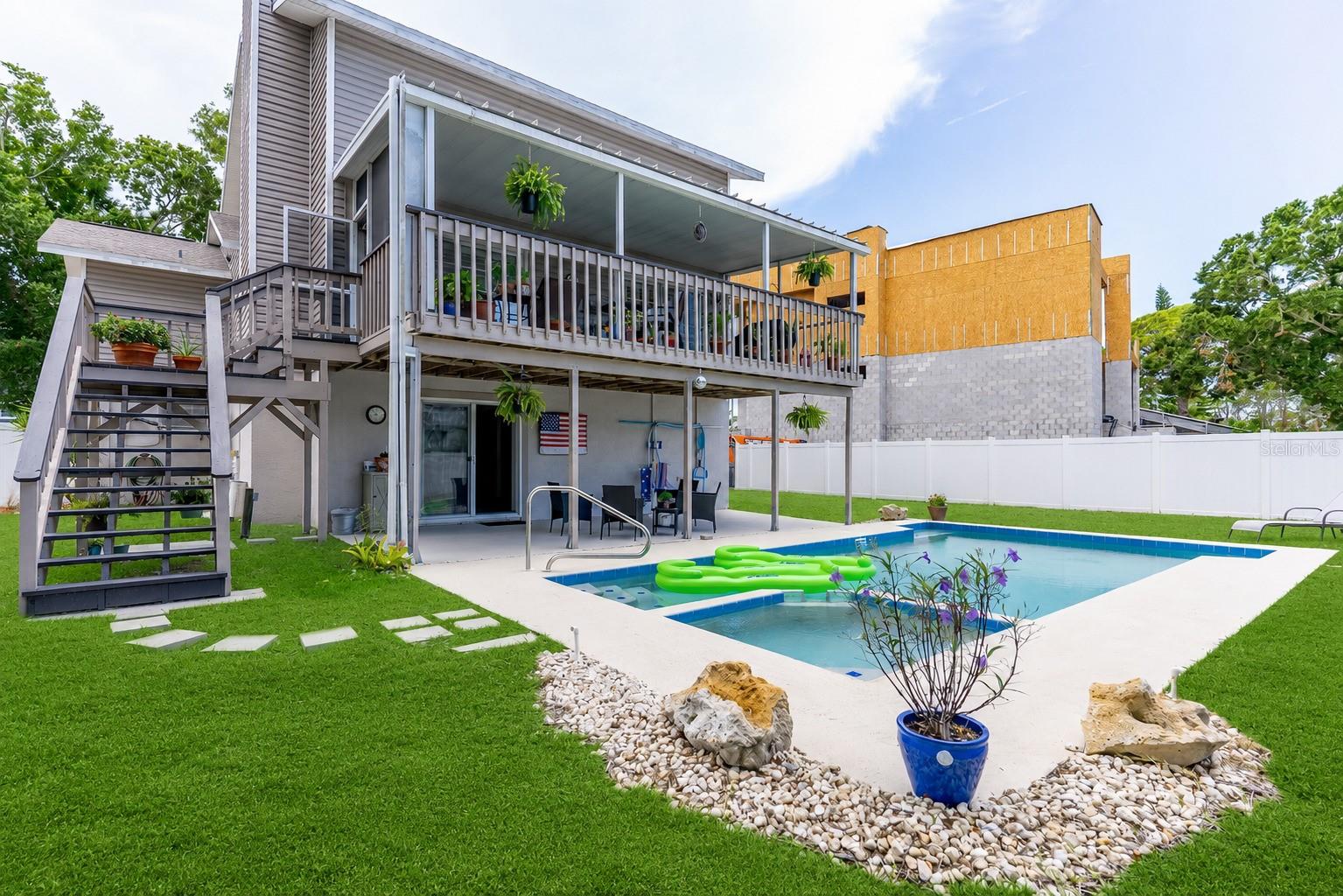 Backyard and Pool