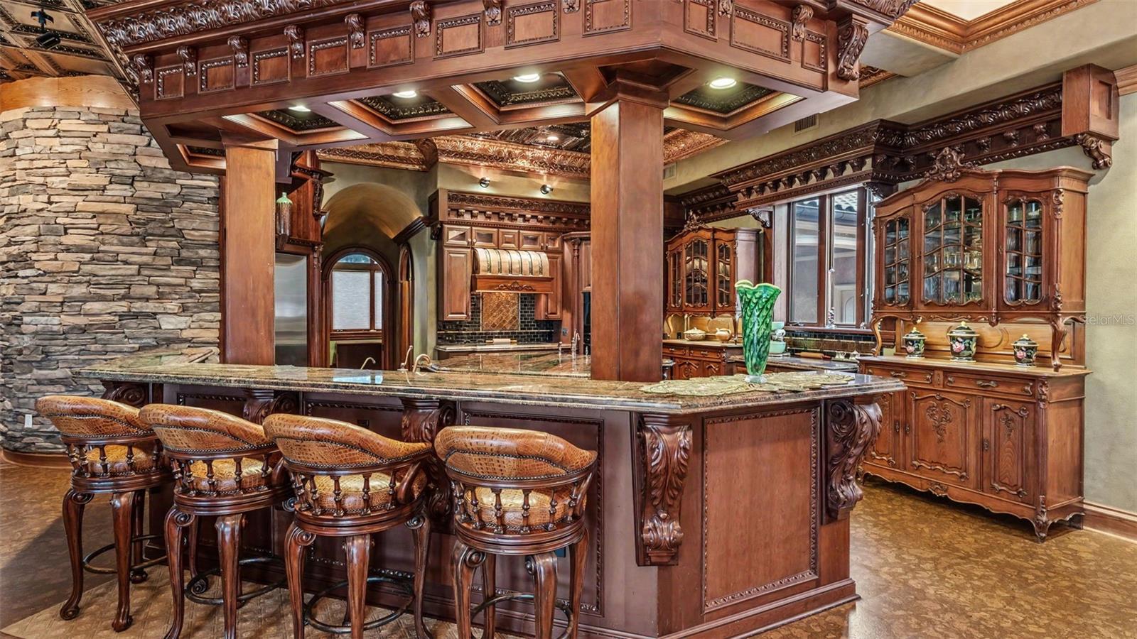 Impeccable Heritage trim work designed and integrated by Architectural Designer & Master Craftsman - La Royce Keene of the Mozart Construction Company.