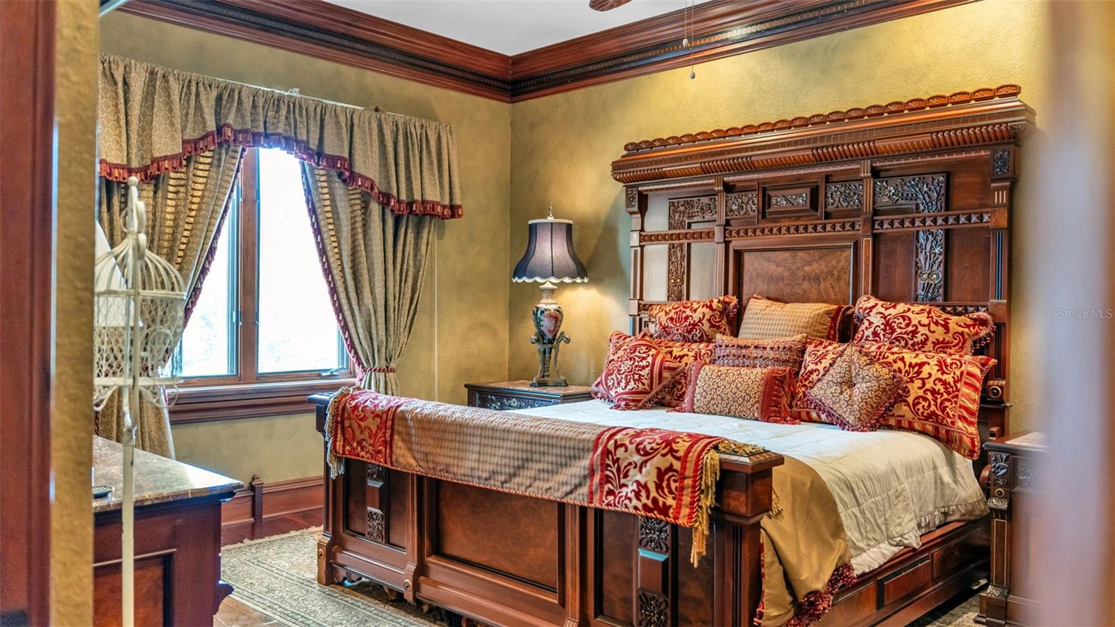 Guest Bedroom 3, Furnished . Walk in closet, access to walk out storage in attic.