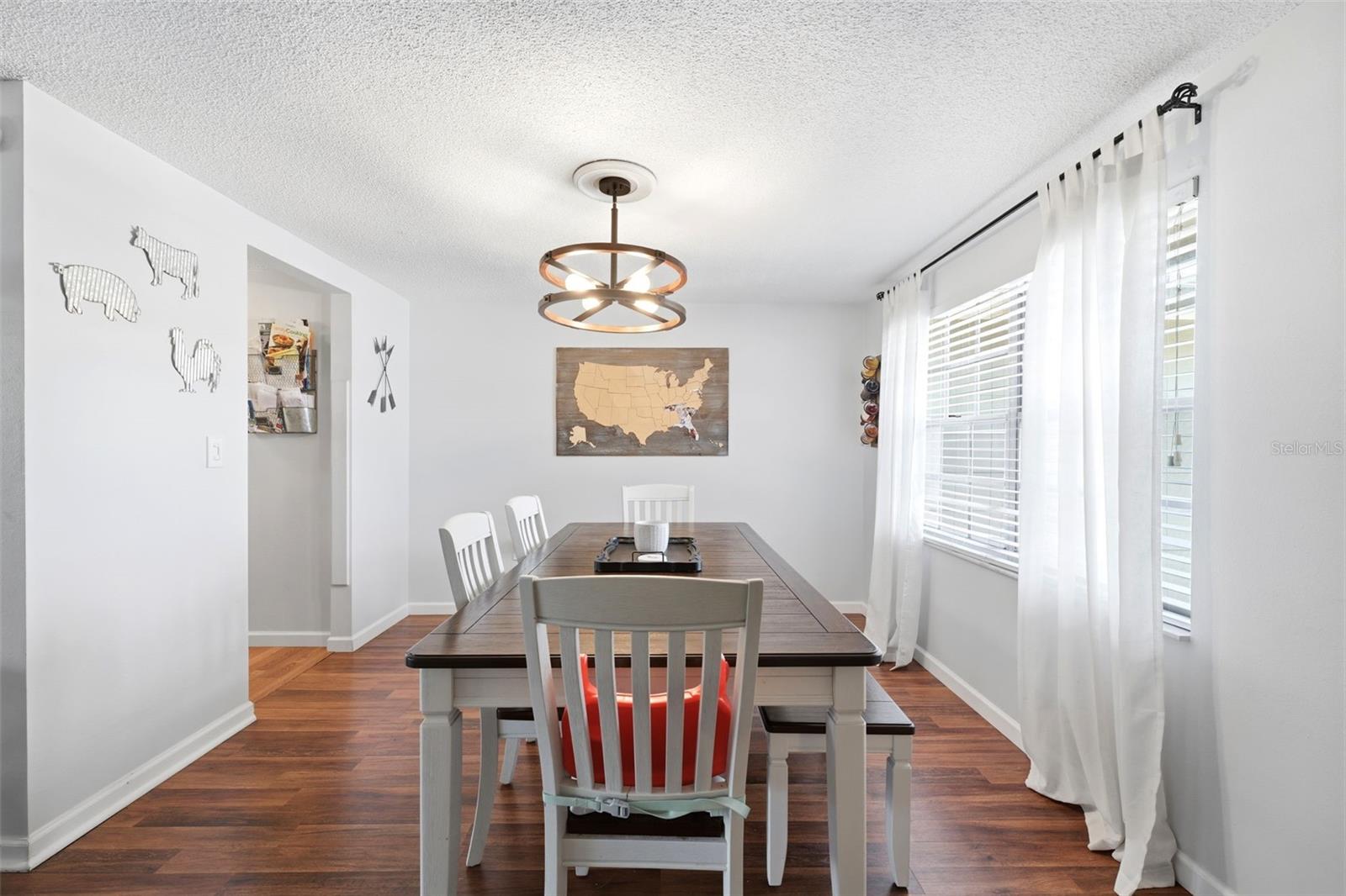 formal dining area