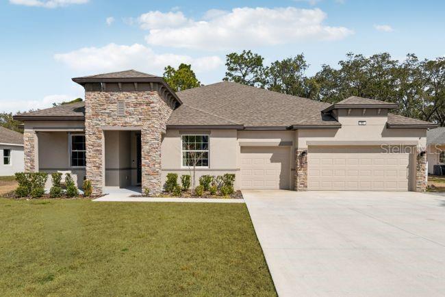 Model home - actual features may vary.