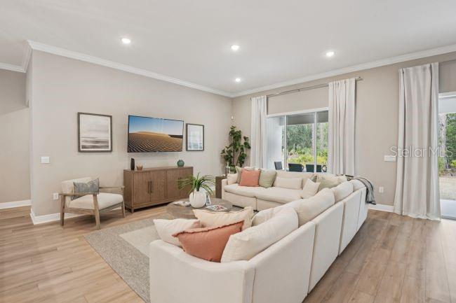 Model home - actual features may vary.