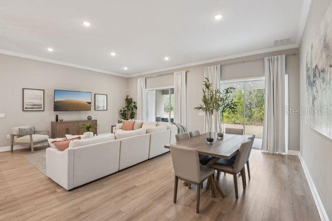 Model home - actual features may vary.