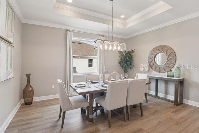 Model home - actual features may vary.