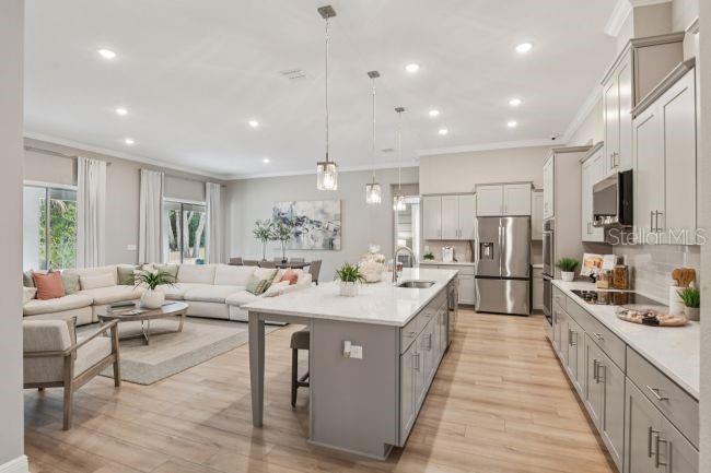 Model home - actual features may vary.