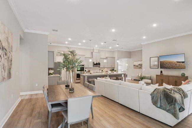 Model home - actual features may vary.