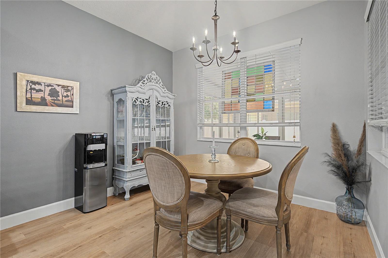 Designated dining area